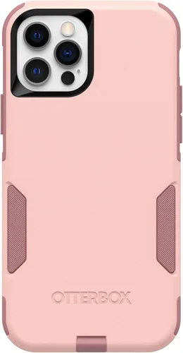 Vista 2 de Funda OtterBox Commuter Series para iPhone 12 e iPhone 12 Pro (solamente) - con paño de limpieza - empaque no minorista - Ballet Way (rosa)