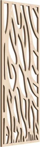 Vista 119 de 9 3/8"W x 24 3/8"H x 1/4"T Bristol Decorativos Paneles de Pared de Madera Calado, Cereza