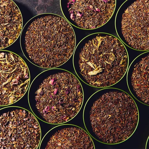 Vista 5 de Palais des Thés Té verde – Mezcla orgánica de bienestar brasileño para energía con matcha, mate, guaraná, acai y acerola – Té de hojas sueltas