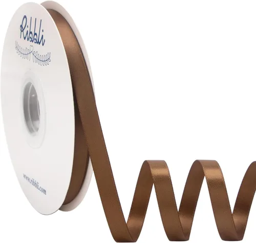Vista 12 de Ribbli Cinta de satén negra de doble cara de 3/8 pulgadas x 50 yardas, cinta negra para envolver regalos, manualidades, decoración de boda, lazos