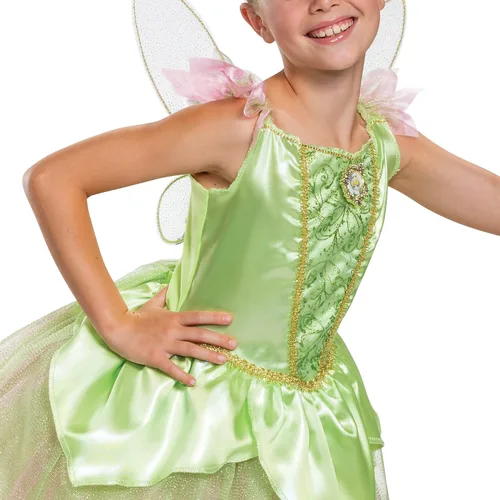 Vista 3 de Disfraz de Tinker Bell clásico para niñas