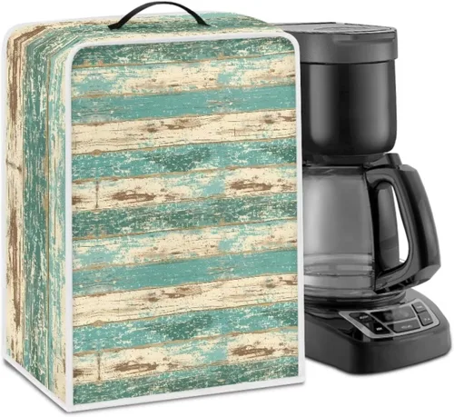 Vista 31 de DISNIMO Cubierta antipolvo para cafetera de mariposa azul, fundas para máquina de hacer café de cocina con mango superior, cubierta