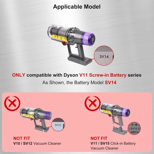 Vista 4 de Conjunto de interruptor de gatillo de metal compatible con Dyson V11 SV14 Partes de repuesto de botón de encendido de aspiradora