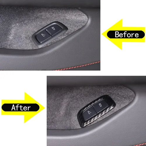Vista 2 de Daeiclru Cubierta del botón del interruptor del maletero del automóvil compatible con Chevrolet Corvette C8 2020-2023, accesorios de marco de marco