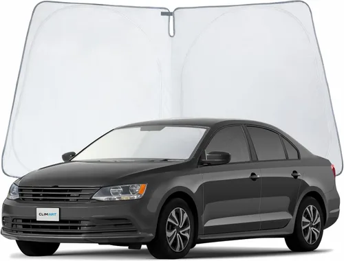 Vista 50 de CLIM ART Parasol para parabrisas para BMW X3 2018-2024, parasol plegable de ajuste personalizado, protector solar del vehículo, cubierta