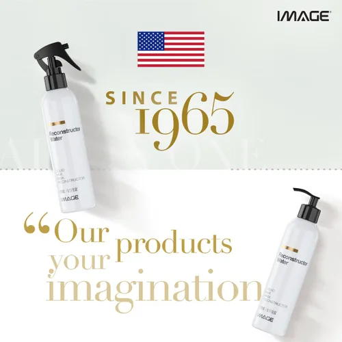Vista 9 de Image Reconstructor Water - Mascarilla líquida para cabello dañado y tratado químicamente - Repara, hidrata y protege con pantenol, aminoácidos
