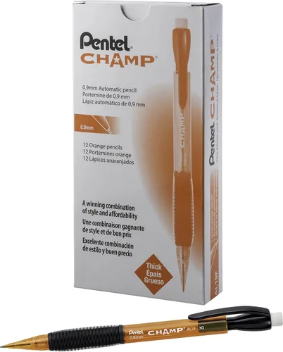 Vista 11 de Pentel Champ Starter Set con lápiz automático con plomo, (0.020 in), surtido, paquete de 2 (A2CBP)
