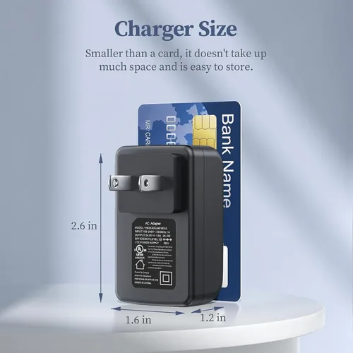 Vista 7 de Adaptador de corriente de 24V 1A Enchufe de pared de conmutación regulado de 24 V 1 A con 10 puntas de CC 24V 1A AC DC Power Adapter 100-240V