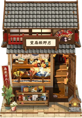Vista 10 de Fsolis Japanese Book Nook Kit for Adults, Beika-cho Convenience Store Tienda de conveniencia Beika-cho