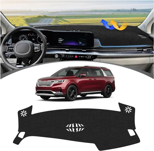 Vista 94 de FIILINES Cubierta para tablero Compatible con Mazda 3 2010-2013 Accesorios Tapete para tablero para Mazda 3 Accesorios Tapete para salpicadero