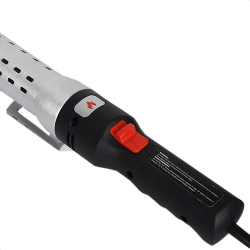 Vista 3 de GasSaf Encendedor y encendedor eléctrico de carbón para chimenea de huevos grandes, hogueras, fogatas y otros, con soplador integrado, iluminación