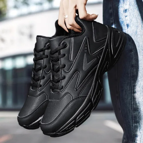 Vista 7 de YEFDG Tenis para hombre tenis, atletismo, entrenamiento cruzado, zapatos anchos de pickleball zapatos de cancha para hombre