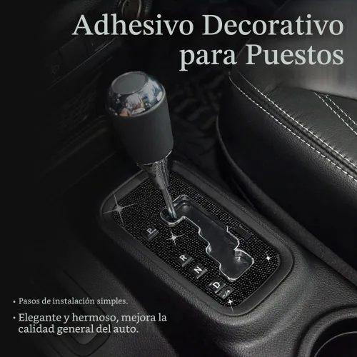 Vista 7 de HAOBO Bling Cubierta del Marco de la Caja de Cambios Adhesivo Decorativo, Cubierta del Panel de Cambios, Adhesivo Decorativo del Panel de Cambios