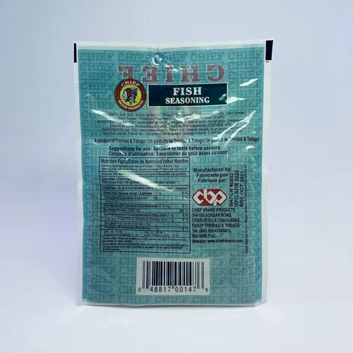 Vista 2 de Chief Condimento de Pescado (Bolsa Individual de 1.41 oz) - Producto de Trinidad
