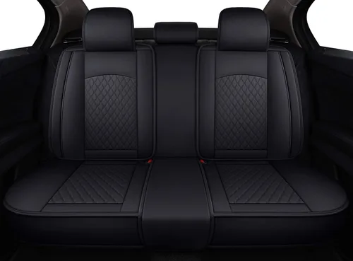 Vista 11 de 2 fundas de asiento delantero para mujer, de cuero, impermeables, universales para Ford Fusion Focus Edge, Beetle, Kia Soul C300 CC, Hyundai