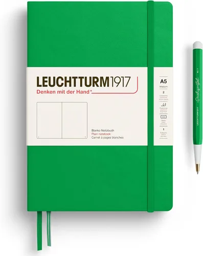 Vista 6 de LEUCHTTURM1917 373976 Cuaderno mediano (A5), tapa dura, 251 páginas numeradas, cereza, liso