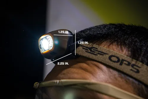 Vista 7 de Spec Ops Tools - Linterna frontal LED recargable para construcción y uso en el lugar de trabajo, diadema impermeable y ajustable con 5 modos de luz