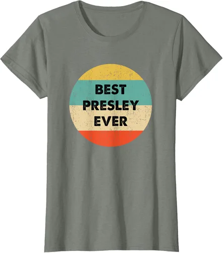Vista 17 de Camiseta Presley Name, Negro, S