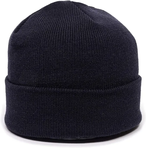 Vista 5 de Outdoor Cap Gorra de reloj de punto con puño Negro