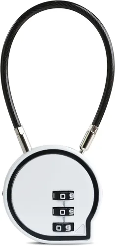 Vista 8 de Cerradura de combinación pequeña para casillero, cerradura de cable con código, combinación de candado de cable, para equipaje, maleta, casquillo