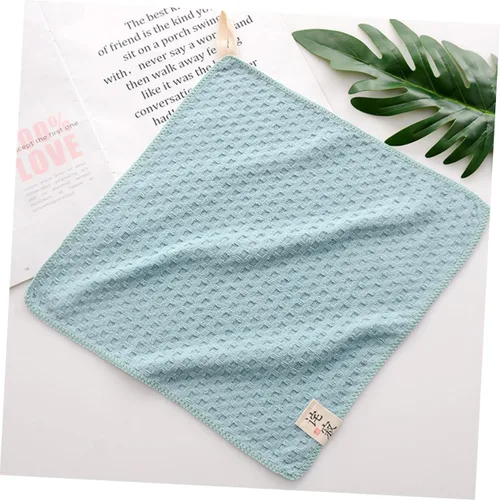 Vista 7 de 4 toallas cuadradas de secado rápido, toallas de baño de microfibra para niños, toallas pequeñas de secado rápido, toallas delicadas para la cara