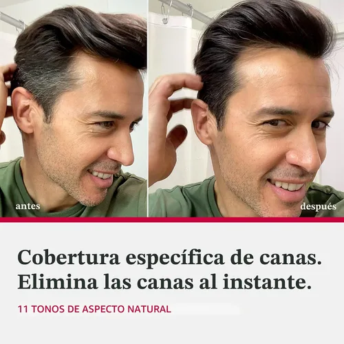 Vista 2 de Solo para hombres Auto Stop, tintura química para el cabello, 1, marrón (Medium Dark Brown)
