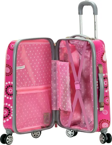 Vista 5 de Rockland - Equipaje Vision con carcasa rígida y ruedas, Rosa (pink pearl)), F151-PINKPEARL