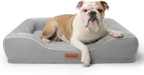 Vista 14 de Cama ortopédica para perros pequeños, sofá de espuma viscoelástica de gel refrescante para mascotas con funda extraíble lavable, cojín de espuma