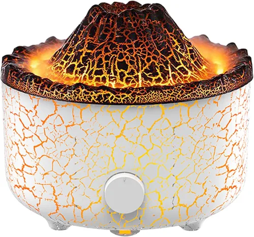 Vista 8 de YALEDI Difusor de Aceites Esenciales de Aromaterapia, Difusor/Humidificador Ultrasónico de Neblina Fría de 560ml con 2 Modos de Neblina de Llama