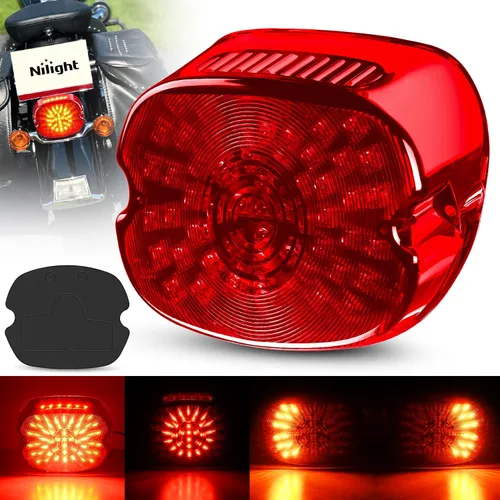 Vista 24 de Nilight Barra de luz trasera para remolque 2 piezas 20 LED luz de freno, luz automotriz, intermitentes, luces de marcha atrás IP65 impermeable
