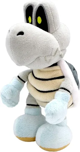 Vista 2 de Little Buddy Super Mario All Star Collection 1598, Peluche de Dry Bones, 8 pulgadas, multicolor