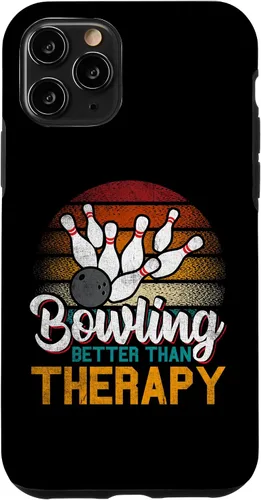 Vista 27 de iPhone 16 Bowling - Better Than Therapy Bowler Case
