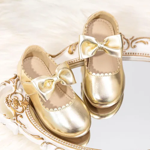 Vista 3 de Otter MOMO ToddlerLittle Girls Flower Girl Shoes Ballerina Flats Shoes Slip-on School Party Dress Shoes
