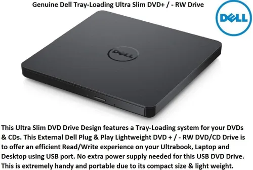 Vista 5 de Unidad de DVD externa USB compatible con Microsoft Windows 10 / Vista /7/8.1, Mac OS, Dell, Acer, ASUS, Apple, Samsung, Lenovo Laptop Notebook
