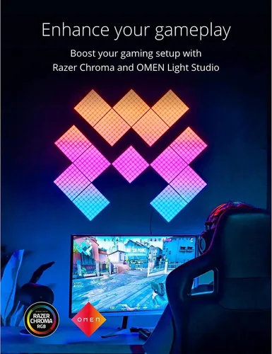 Vista 8 de Panel Maestro Cuadros Twinkly, Panel LED RGB, Incluye 1 Panel Principal y Fuente de Alimentación USB-C, Compatible con HomeKit, Alexa y Google Home