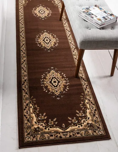 Vista 39 de Unique Loom - Alfombra de área estilo persa tradicional de la colección Reza, de 2 pies 2 pulgadas x 3 pies, colores negro y beige