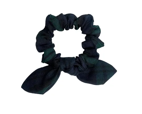 Vista 46 de Back to School/Uniform Plaid Scrunchie bunny ear Bowknot/School Uniform Plaid/Ponytail Bow Scrunchie/Plaid Accessories (Plaid 42-Bernards)