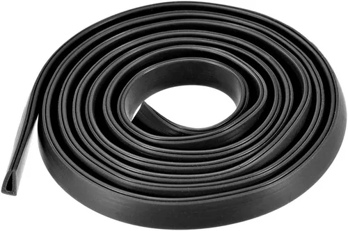 Vista 11 de uxcell Extrusión del sello en U del borde del molde, hoja protectora de borde de canal en U negra de silicona se adapta a borde de 0.004-0.059 in