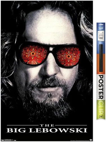 Vista 22 de Trends International The Big Lebowski - Póster de pared de una hoja, 14.725 x 22.375 pulgadas, versión enmarcada de madera de granero
