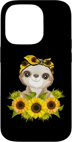 Vista 17 de Sunflower Garden Sloth Gardening Case for iPhone 17