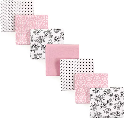 Vista 198 de Hudson Baby Unisex Baby Cotton Flannel Receiving Blankets Bundle, Neutral Woodland Pals, One Size (Pack of 2)