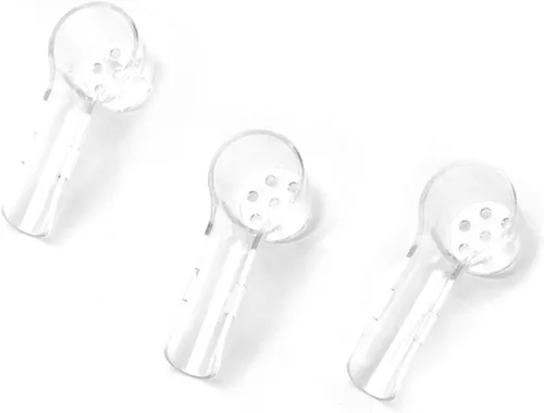 Vista 4 de 8 fundas para cabezales de cepillo de dientes eléctricos compatibles con cabezales giratorios de repuesto Oral B, tapa de cepillo de dientes