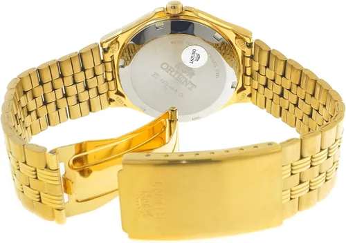 Vista 5 de Orient TriStar AB02001C, FAB02001C Reloj de oro con textura automática para hombre, Oro, Classic