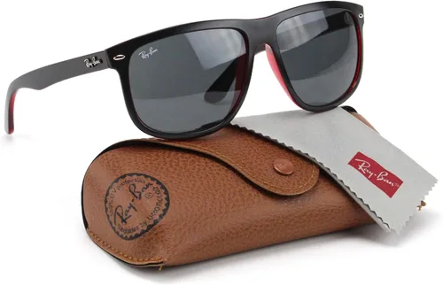 Vista 2 de Ray-Ban RB4147 617187 - Gafas de sol negro mate sobre lente rojo transparente y gris oscuro, 2.205 in, 2.205 in, Mate negro