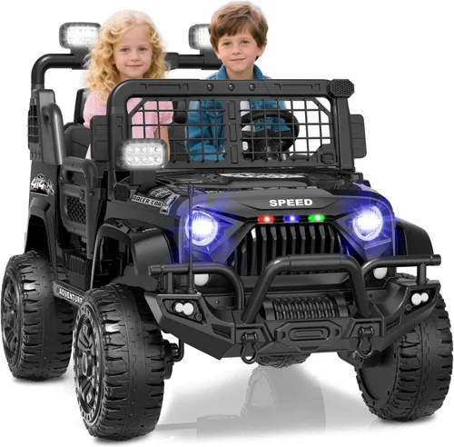 Vista 14 de Paseo eléctrico de 12V 7Ah en el coche de los juguetes para los niños con Negro