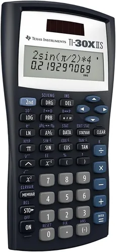 Vista 3 de Calculadora científica Texas Instruments TI-30 X IIS 2-Linea, Negro