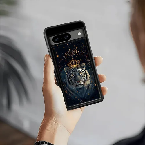 Vista 1041 de Compatible con Google Pixel 4A 5G Mobile Case Creative Acrylic Panel trasero Silicona Protección Grip especialmente diseñado para Google Pixel 4A 5G