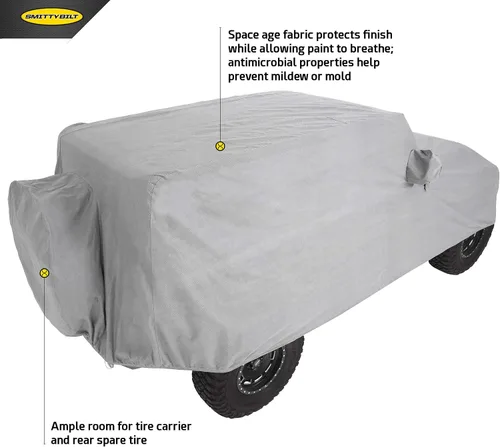 Vista 3 de Smittybilt 845 Cubierta completa 2018-2019 Jeep JL 4 puertas