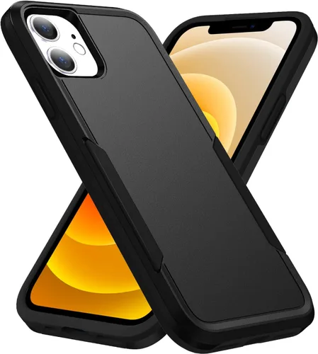 Vista 65 de Funda compatible con iPhone 11, protección resistente, a prueba de golpes, a prueba de caídas, a prueba de polvo, antiarañazos, para 11, color negro