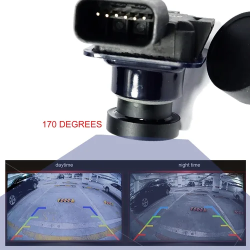 Vista 7 de Cámara de respaldo de asistencia de estacionamiento de visión trasera compatible con Ford Edge 2011-2015 Lincoln MKX 2011-2013 Reemplazo #